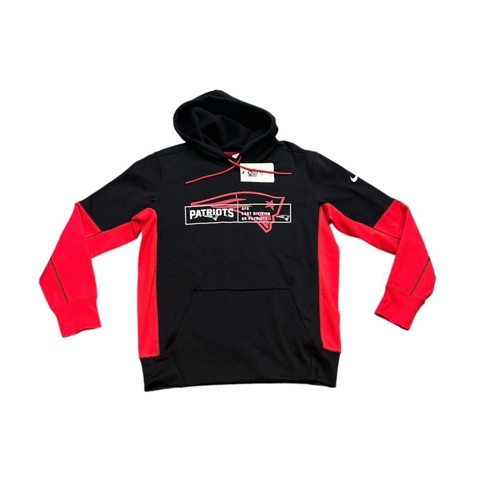 New England Patriots Nike Men’s Overlap Pullover Hoodie Sweatshirt‎